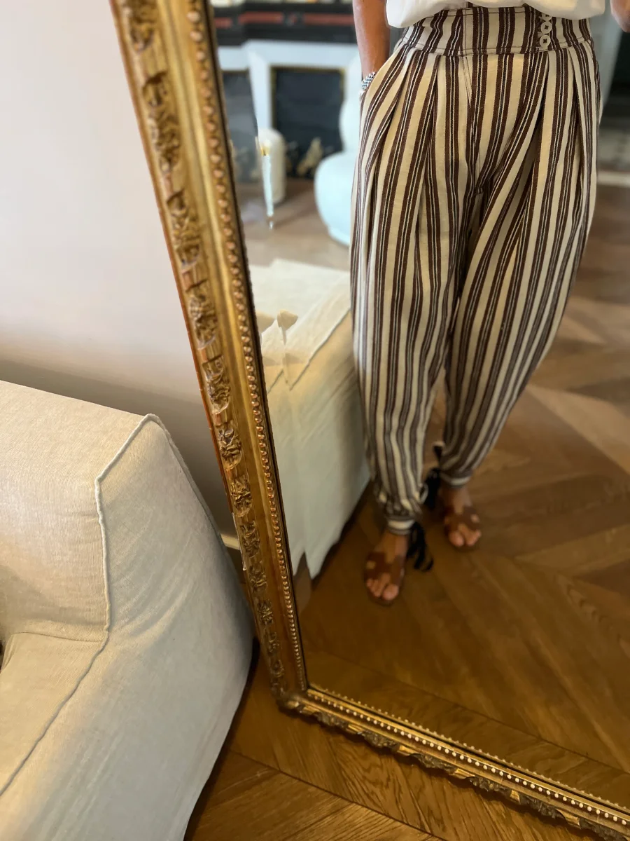 Pantalon Laurence Bras à rayures neuf
