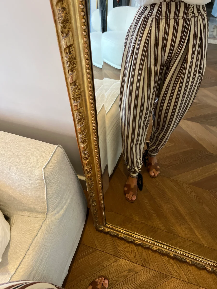 Pantalon Laurence Bras à rayures neuf – Image 5