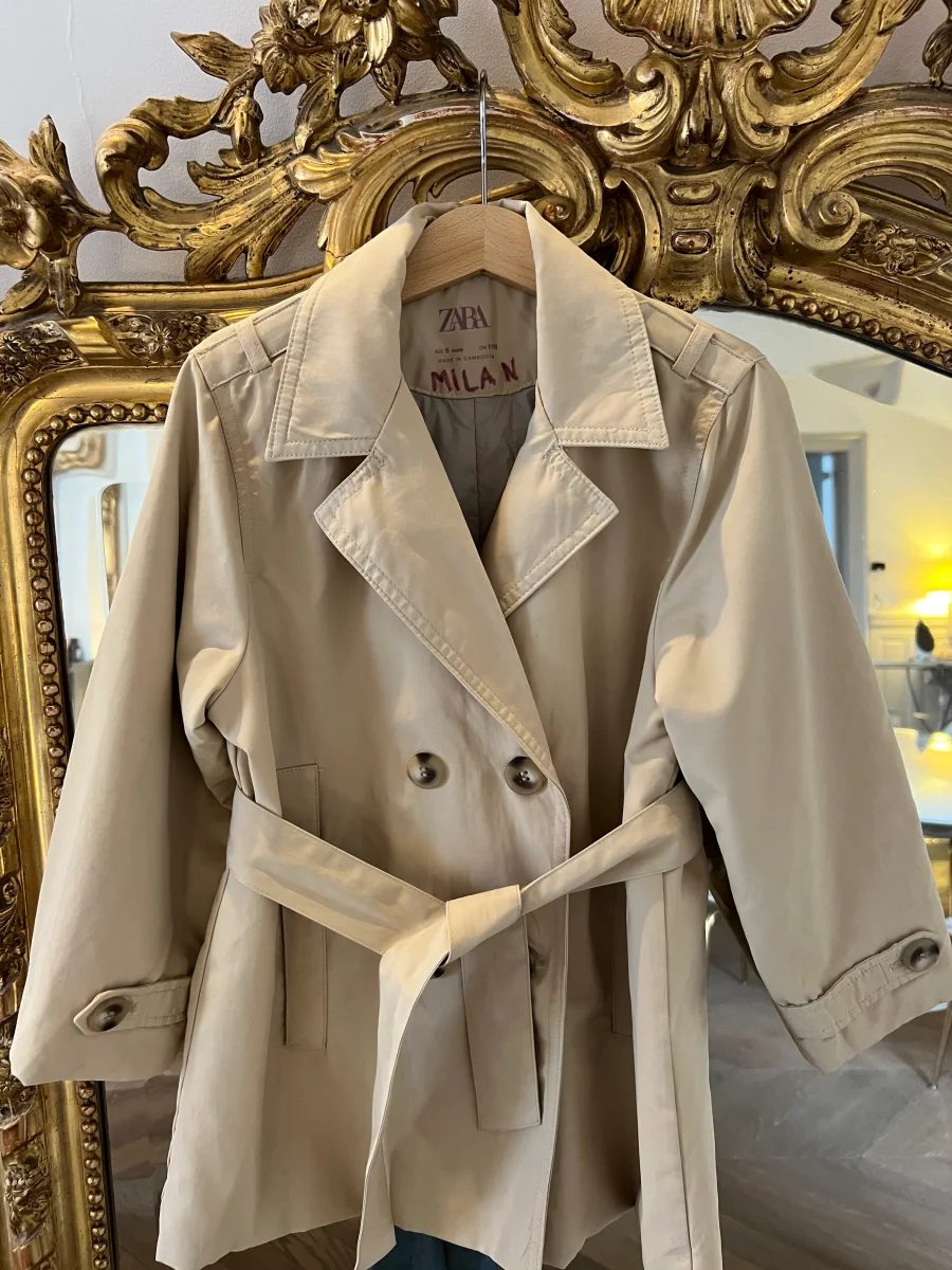 Aurianne Sinacola - Zara Trench beige T.6 ans – Image 3
