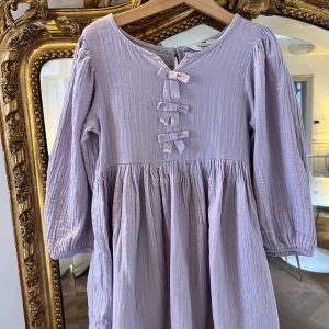 Aurianne Sinacola - H&M Robe en coton lila T.5-6 ans