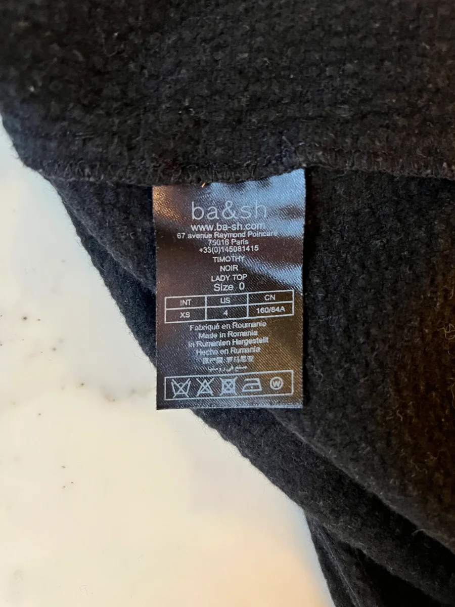 Top Ba&sh noir Timothy classique – Image 7