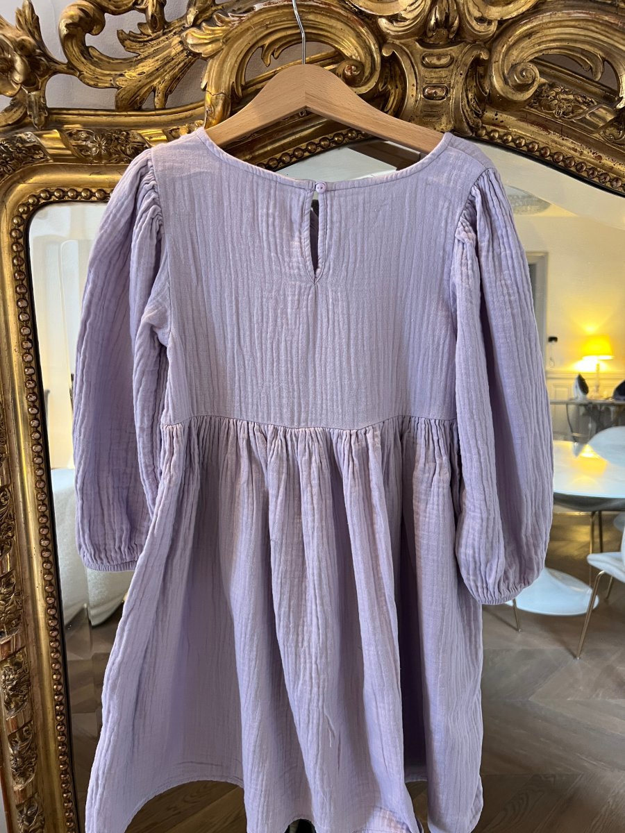 Aurianne Sinacola - H&M Robe en coton lila T.5-6 ans – Image 5