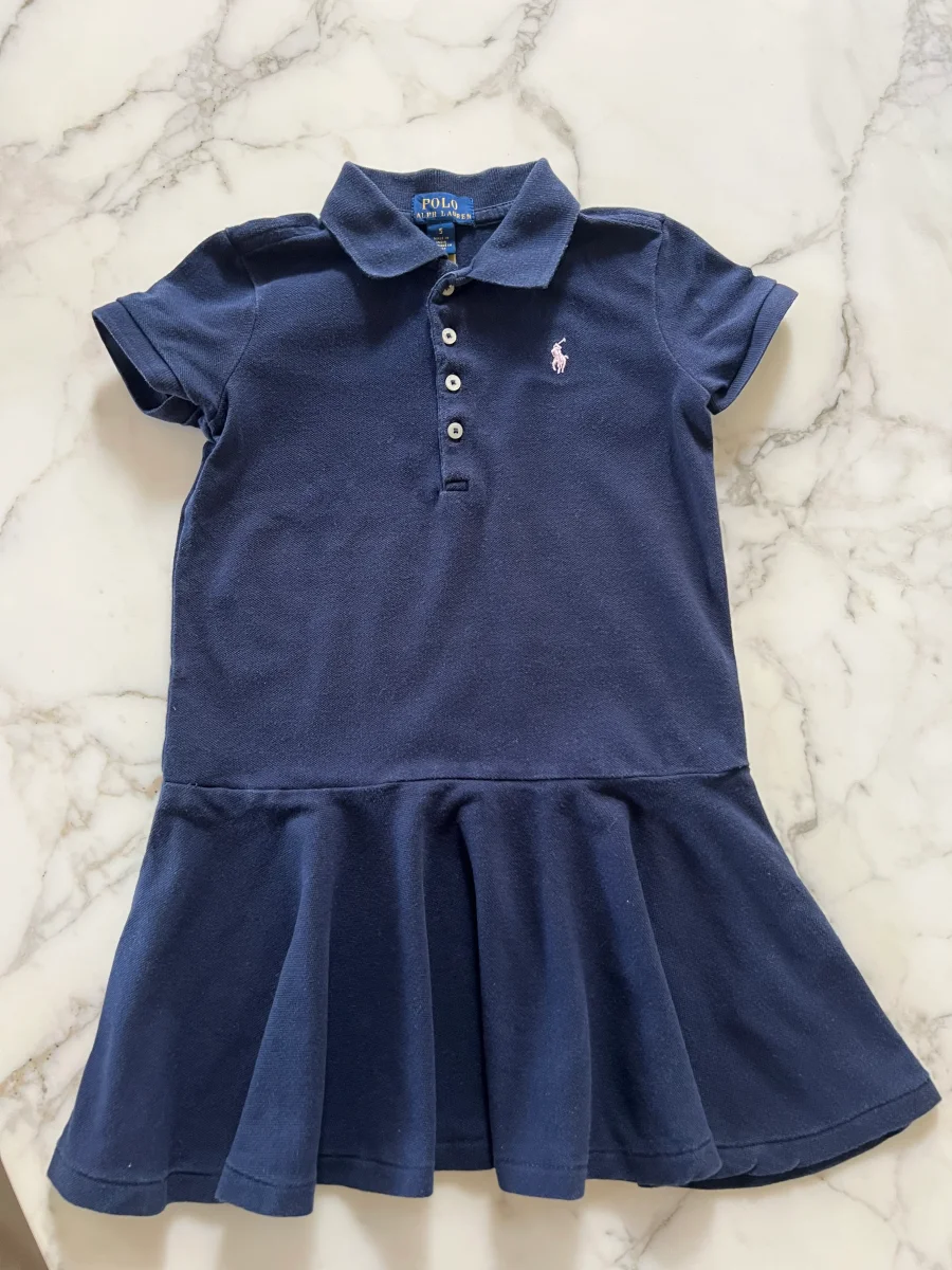 Aurianne Sinacola - Ralph Lauren Robe polo bleu marine T.5ans – Image 2