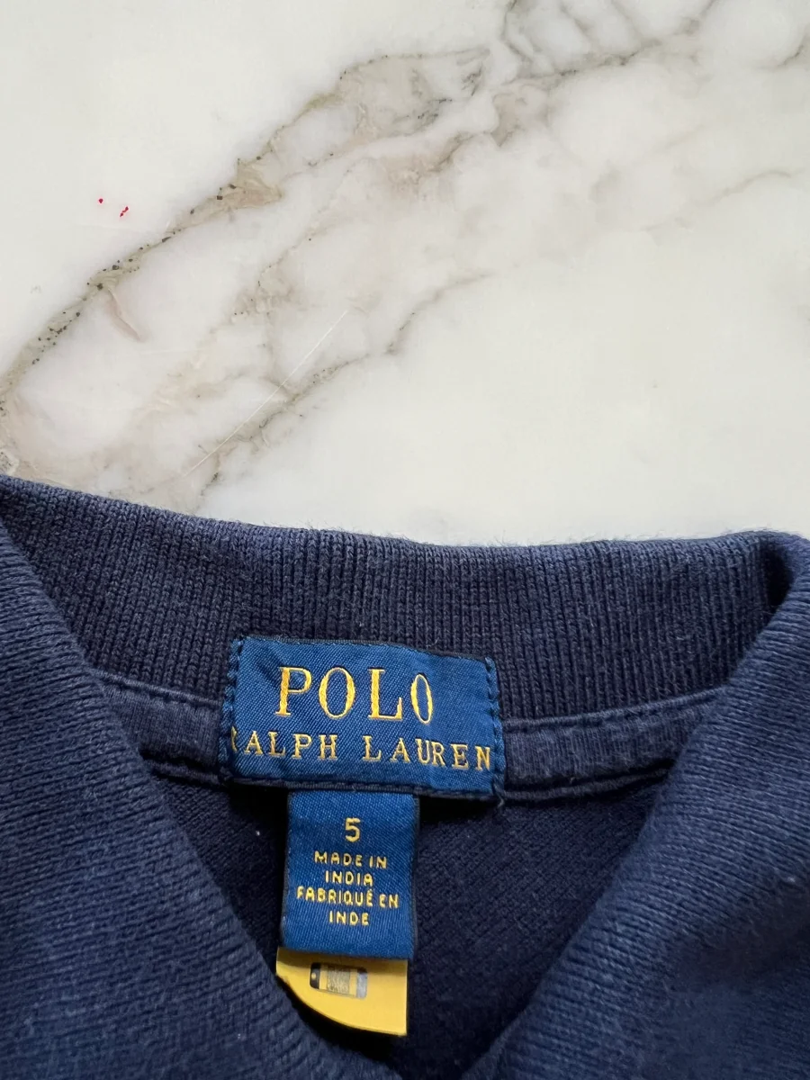 Aurianne Sinacola - Ralph Lauren Robe polo bleu marine T.5ans – Image 4