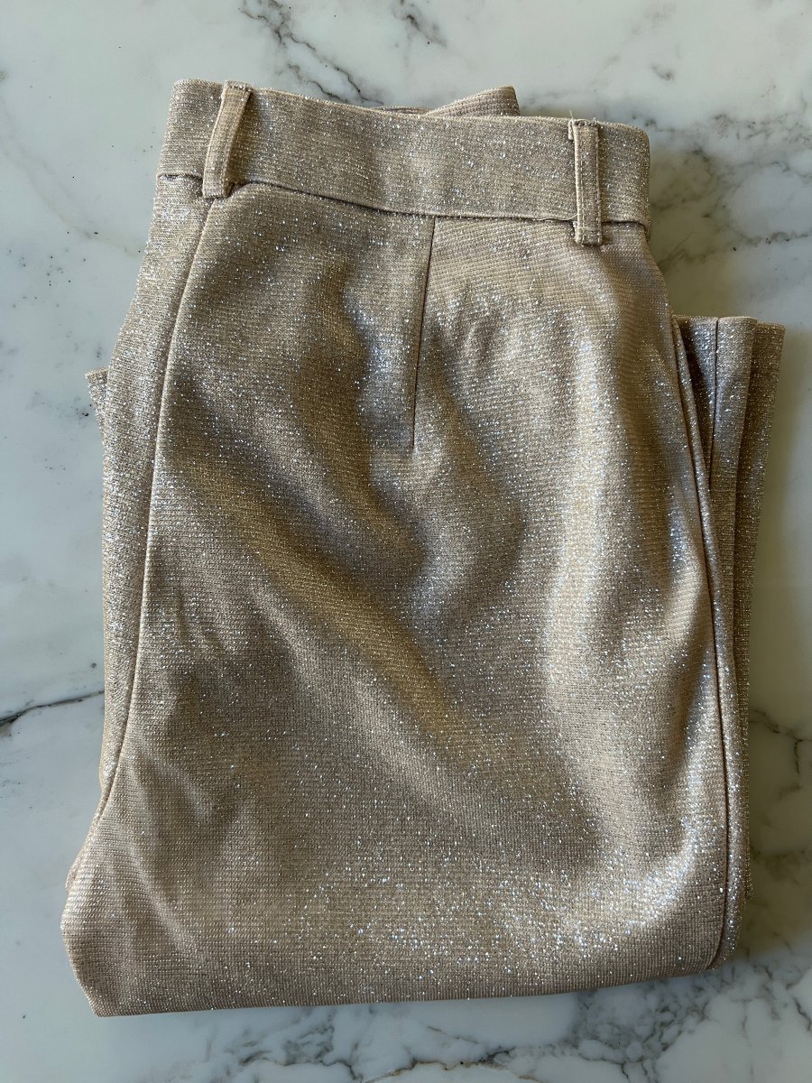 Aurianne Sinacola - Amisu Pantalon doré pailleté – Image 4