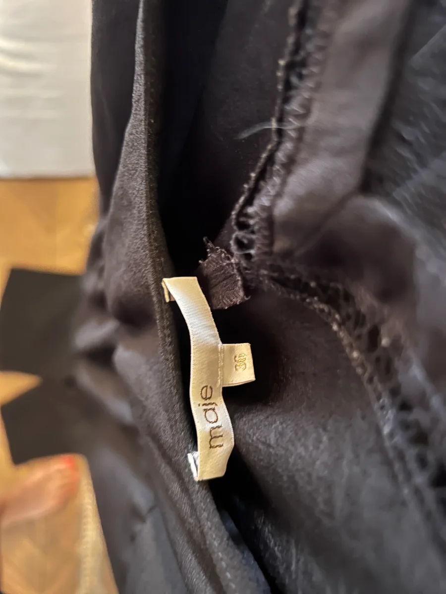 Maje - Combinaison noire pantalon à bretelles – Image 9