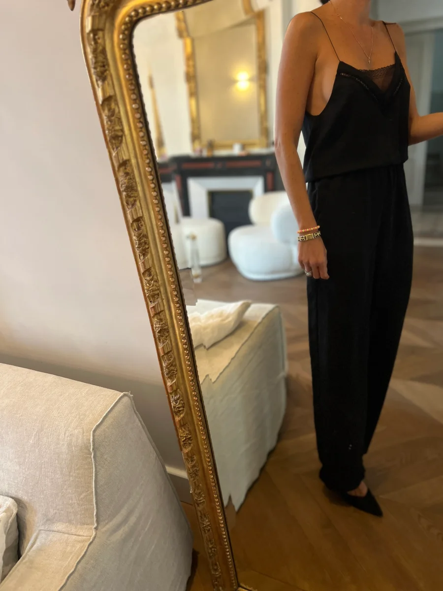 Maje - Combinaison noire pantalon à bretelles – Image 8