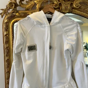 Aurianne Sinacola - Philipp Plein veste à capuche blanche