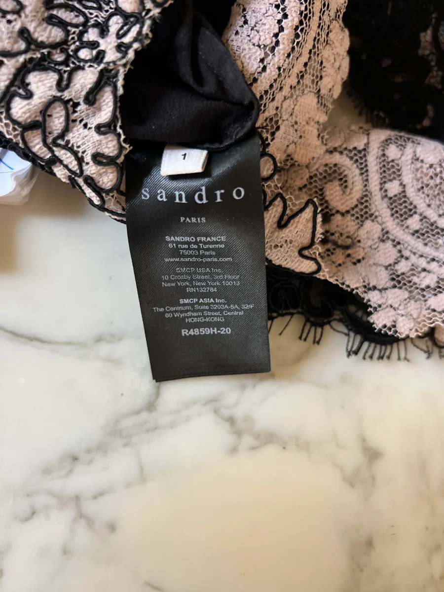 Robe Sandro broderie triocolor – Image 9