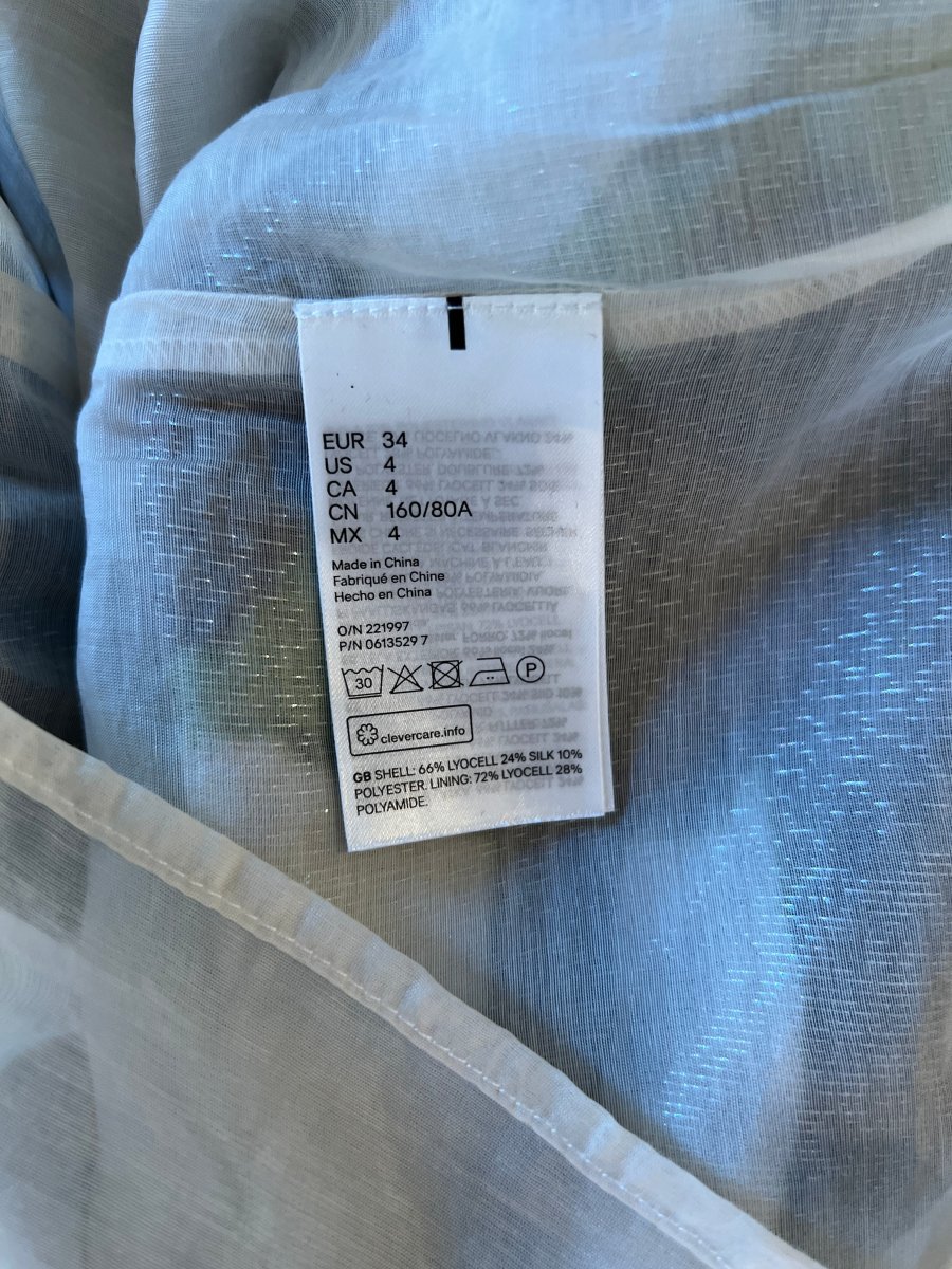 Noémie Lenoir Robe H&M Conscious Exclusive irisée – Image 9