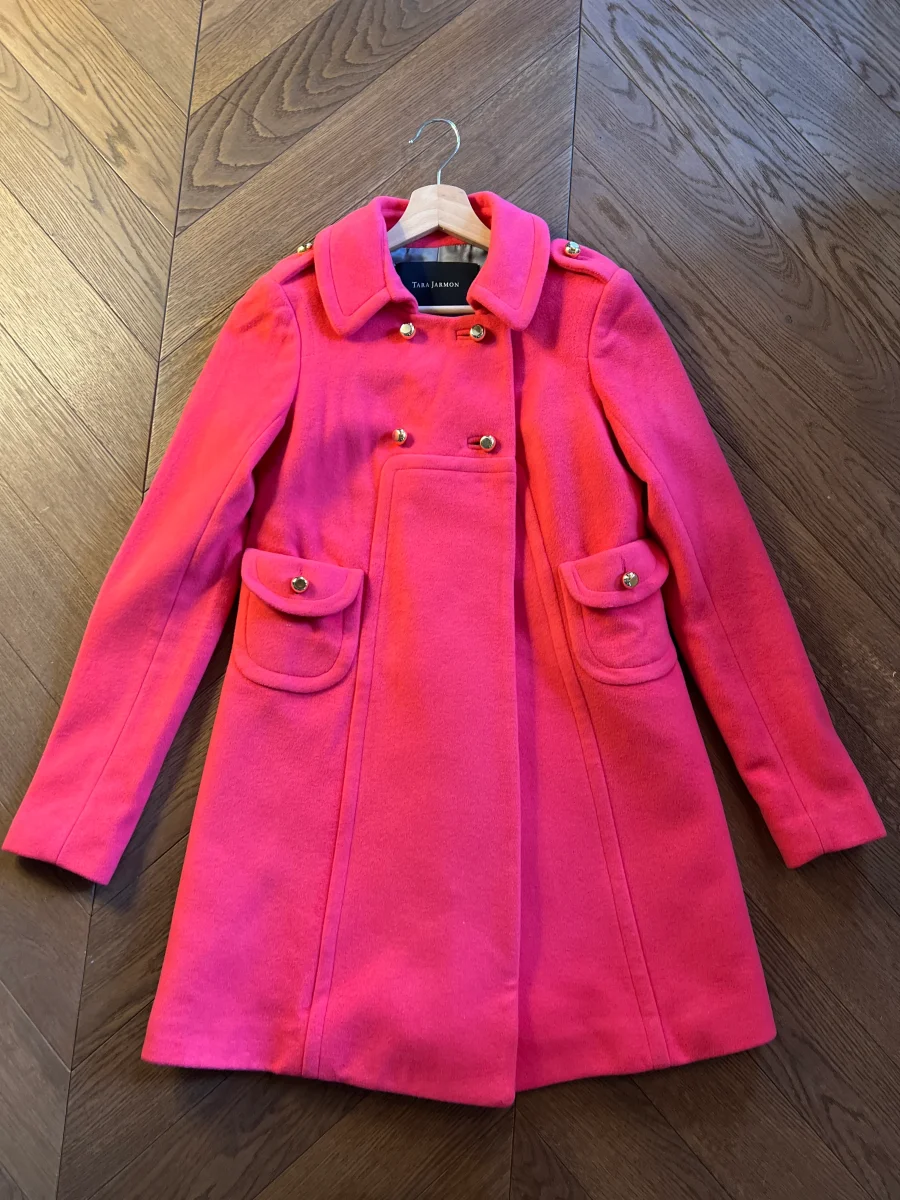Manteau Tara Jarmon rose – Image 2