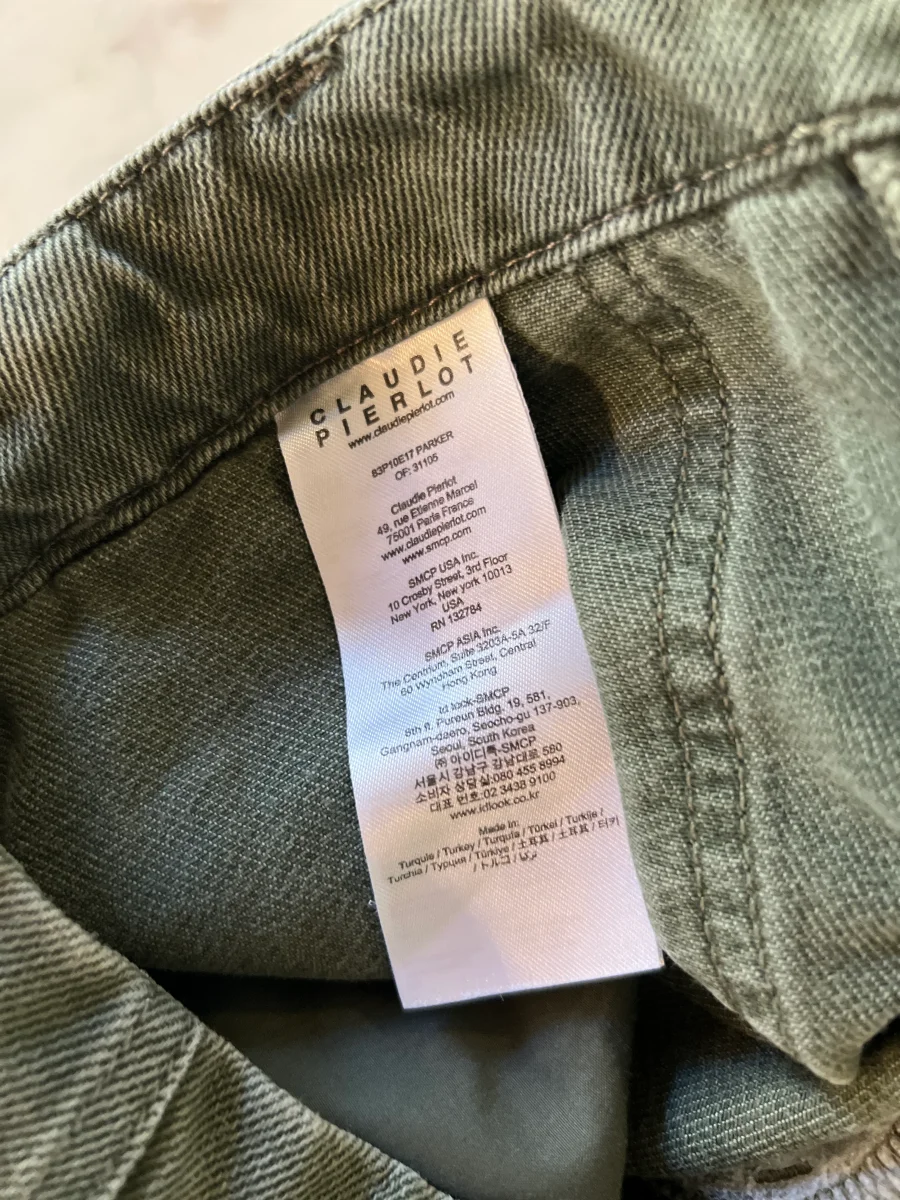 Jean Claudie Pierlot kaki à fleurs – Image 8