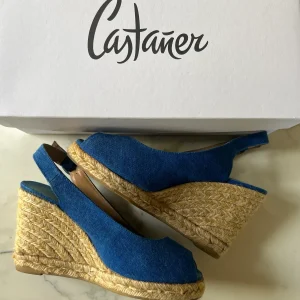 Castaner - Espadrilles bleu electrique P.37