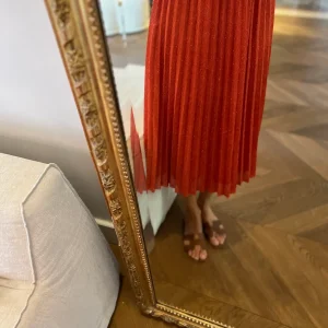 Jupe Maje corail irisé