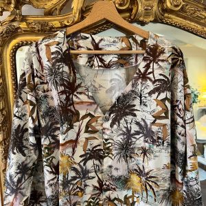 Our Manor - Blouse à motifs palmiers