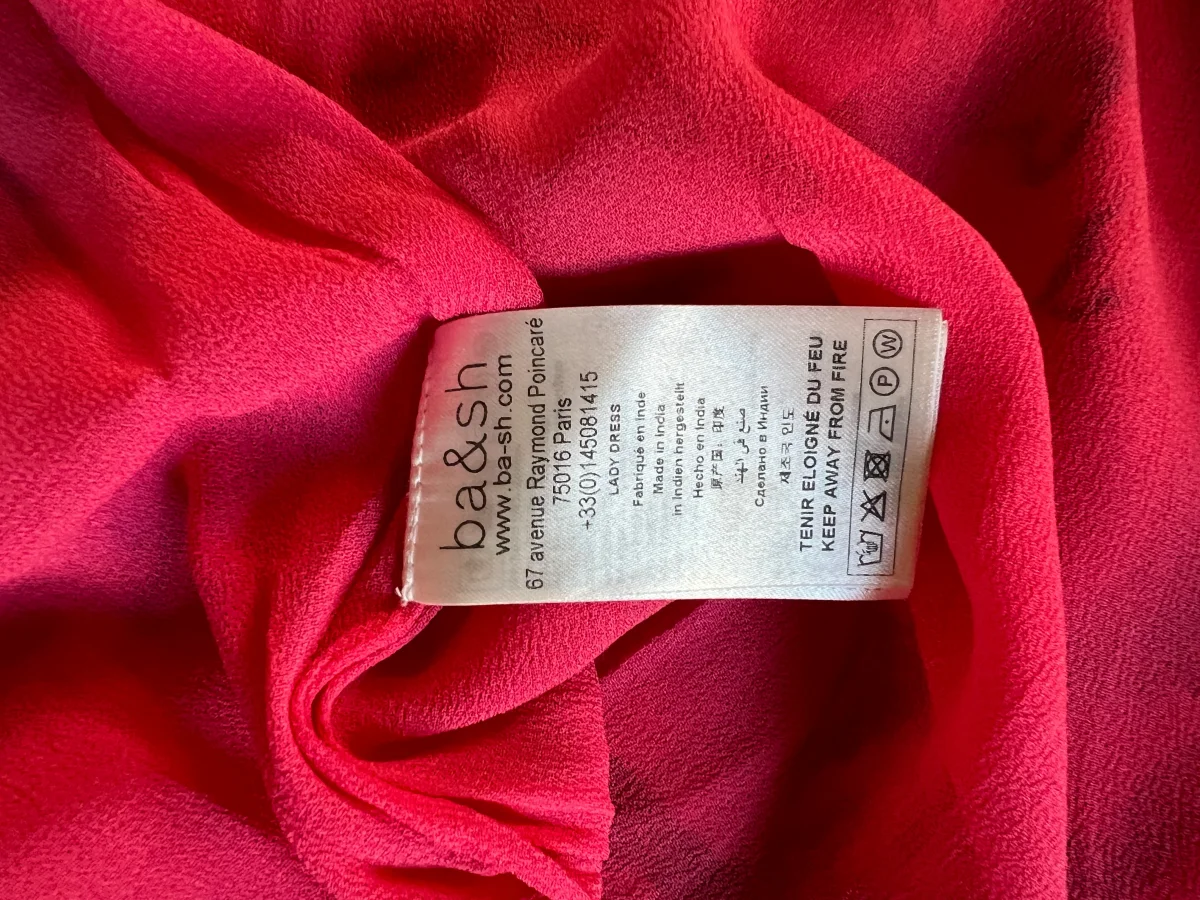 Ba&sh - Robe rose et motifs orange – Image 6