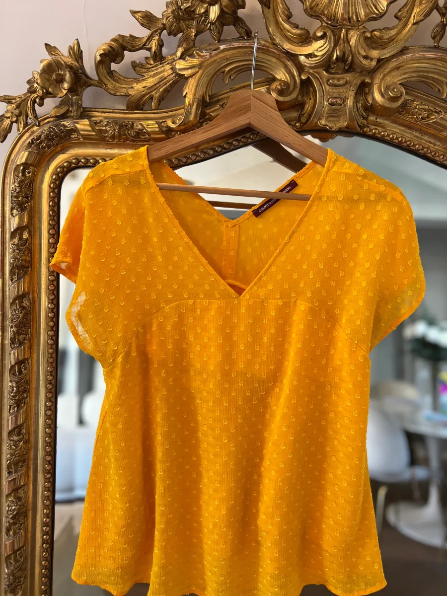 T-shirt jaune Comptoir des Cotonniers – Image 5