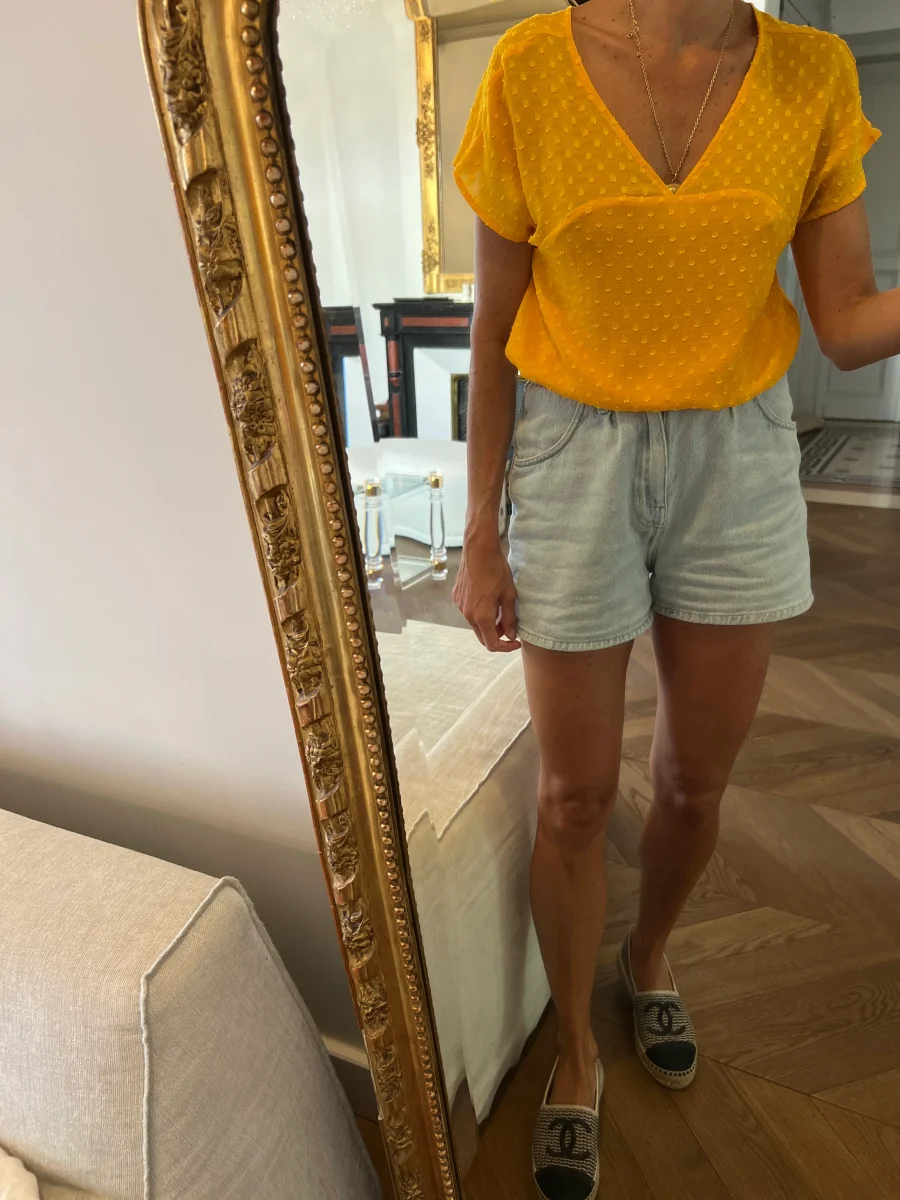 T-shirt jaune Comptoir des Cotonniers – Image 3