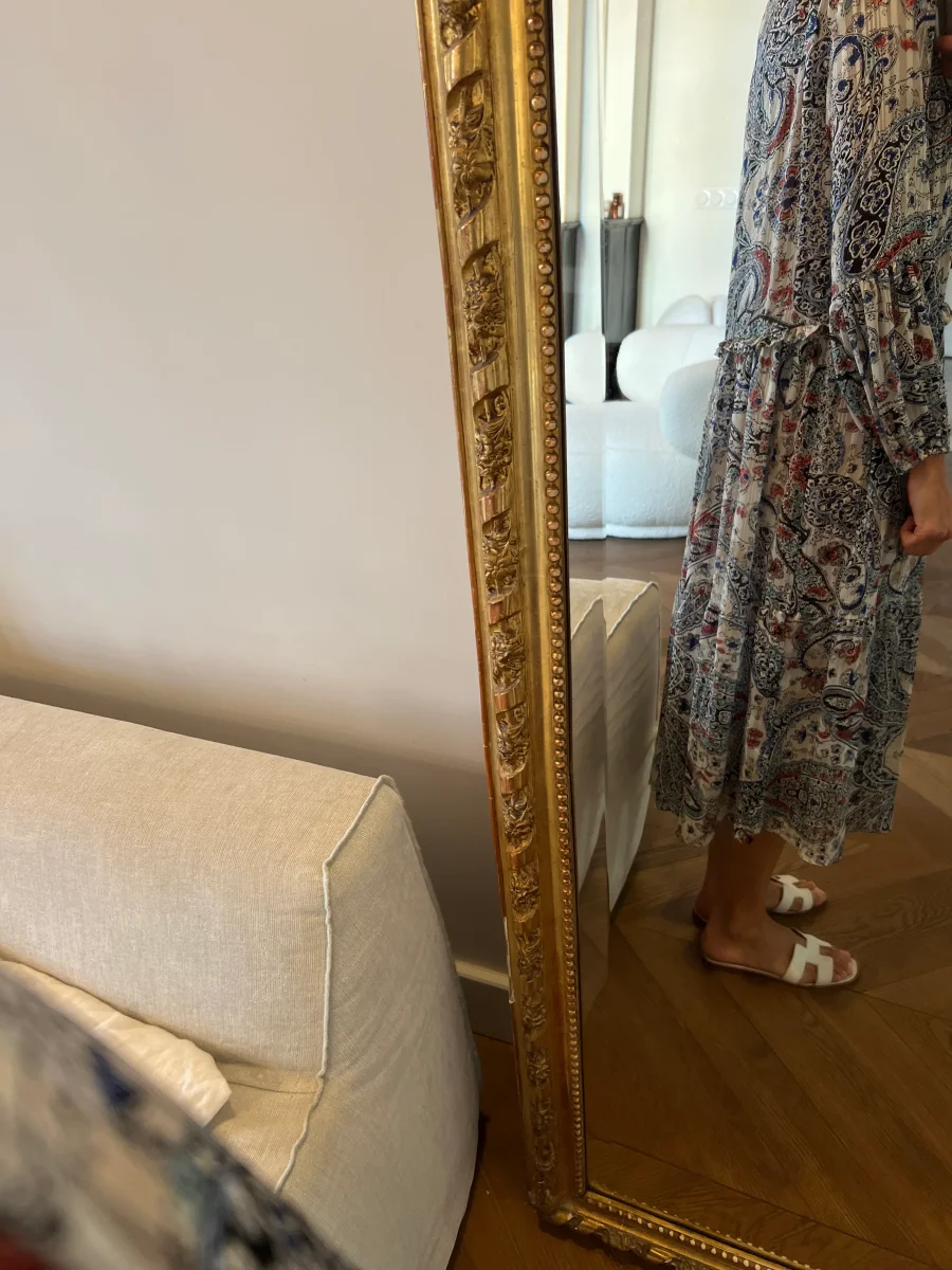 Robe Zara longue fluide bleue – Image 5