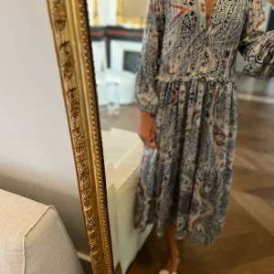 Robe Zara longue fluide bleue