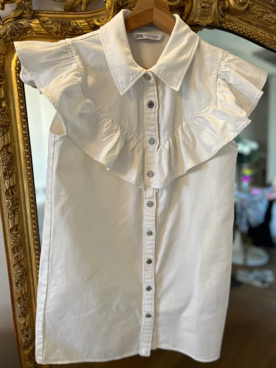 Robe Zara en jean blanc – Image 5