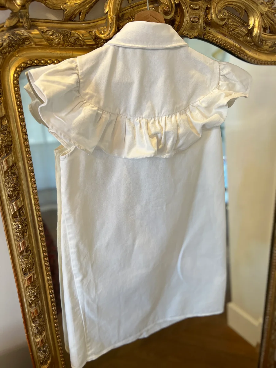 Robe Zara en jean blanc – Image 7