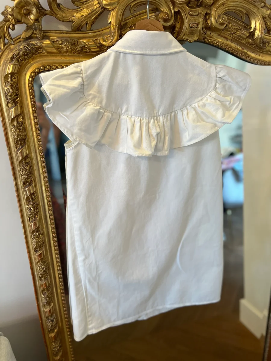 Robe Zara en jean blanc – Image 8