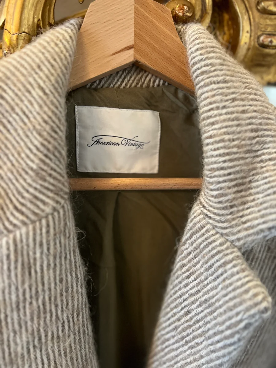 American Vintage - Veste en laine beige – Image 7