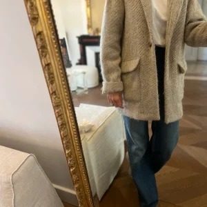 American Vintage - Veste en laine beige