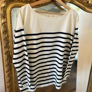 Marinière Sézane à rayures bleu marine