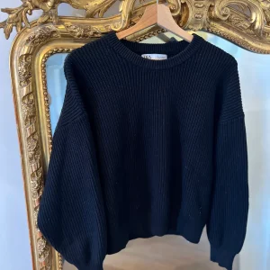 Zara - Pull noir col rond