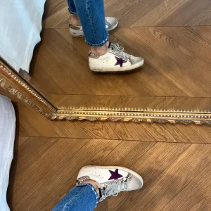 Baskets Golden Goose étoile violette