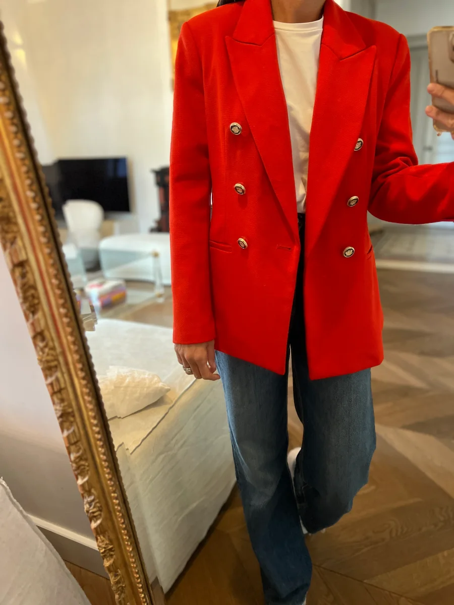 Zara - Blazer rouge – Image 3
