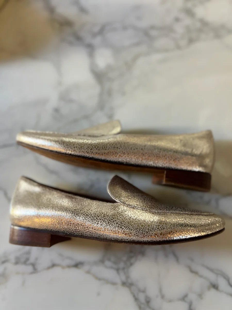 Mocassins Bobbies dorés – Image 2