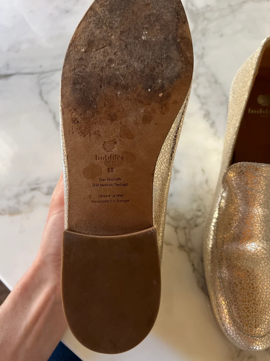 Mocassins Bobbies dorés – Image 6