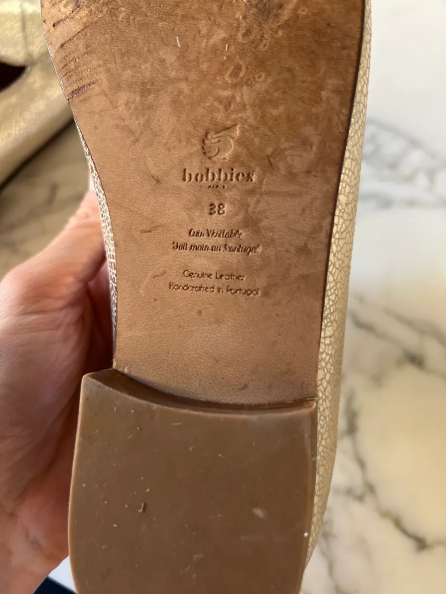 Mocassins Bobbies dorés – Image 7