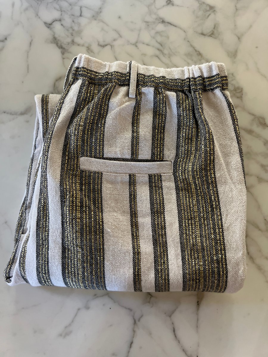 Louise Misha - Pantalon à rayures dorées – Image 8