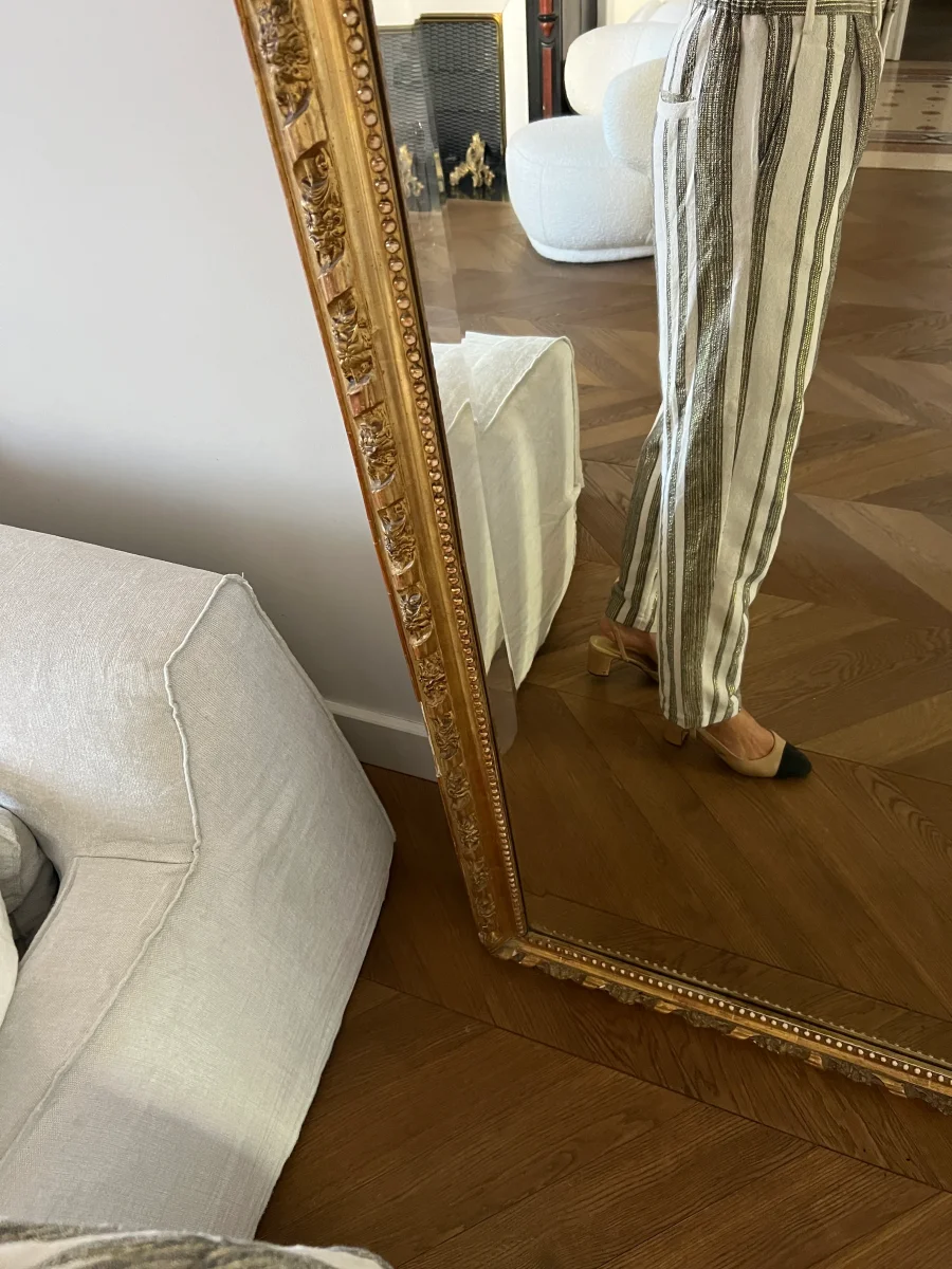 Louise Misha - Pantalon à rayures dorées – Image 3