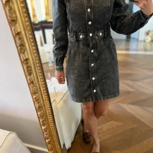 Robe en jean Sezane noir