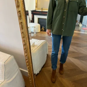 Veste Sézane Denim verte