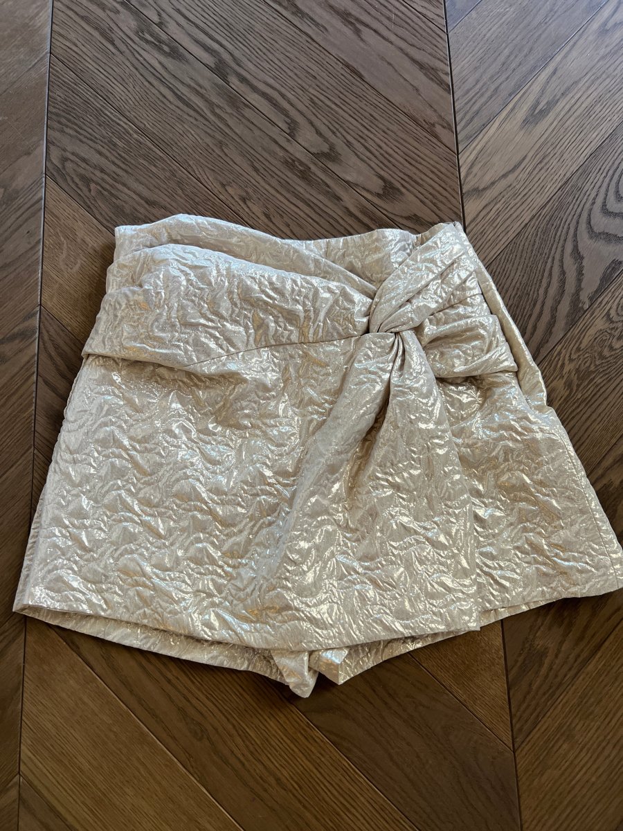 Zara - Jupe short dorée – Image 8