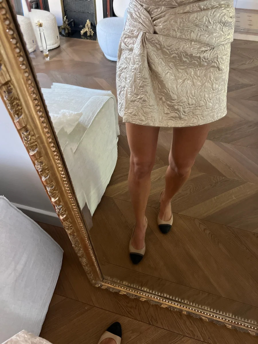 Zara - Jupe short dorée – Image 7