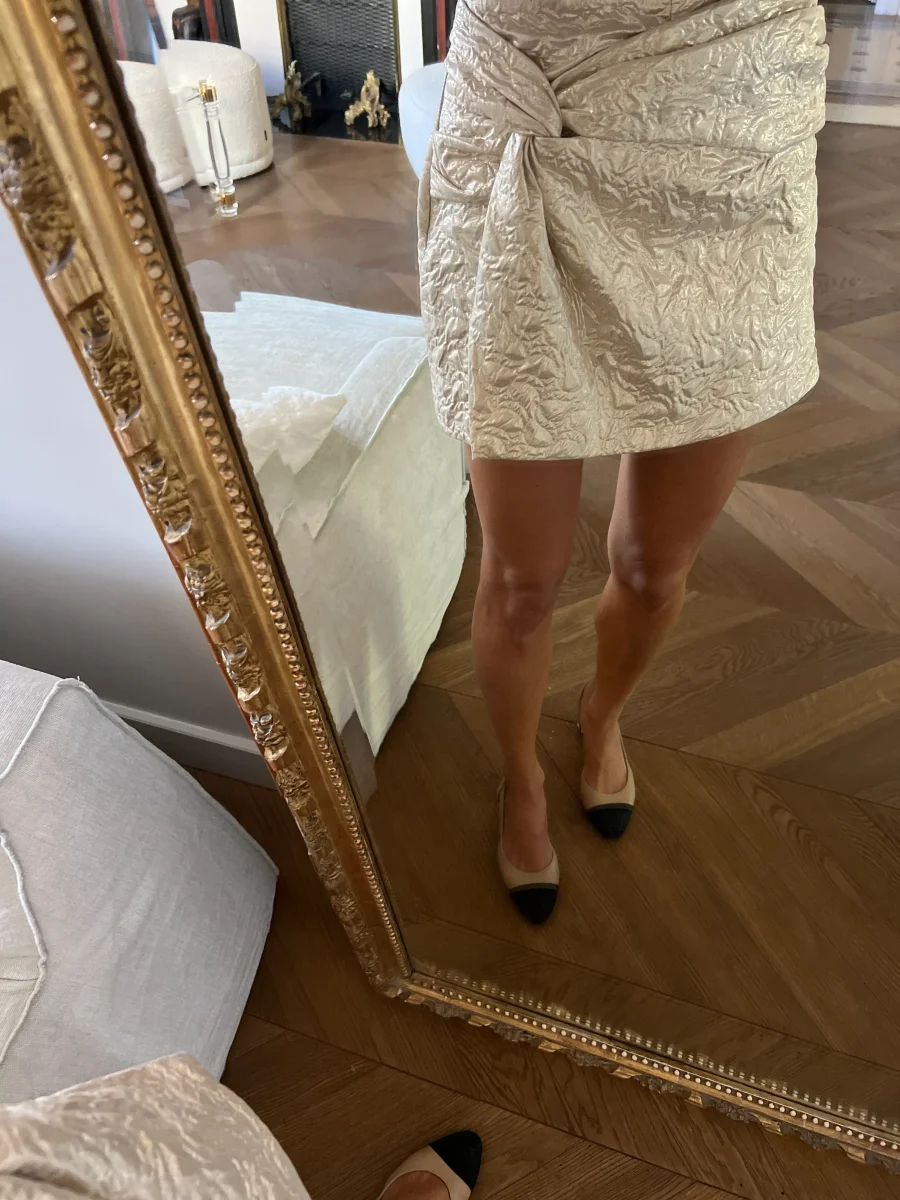 Zara - Jupe short dorée – Image 6