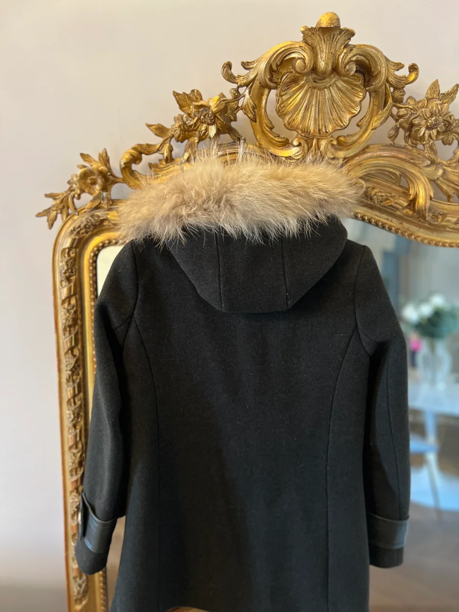 Manteau Claudie Pierlot kaki à capuche – Image 3