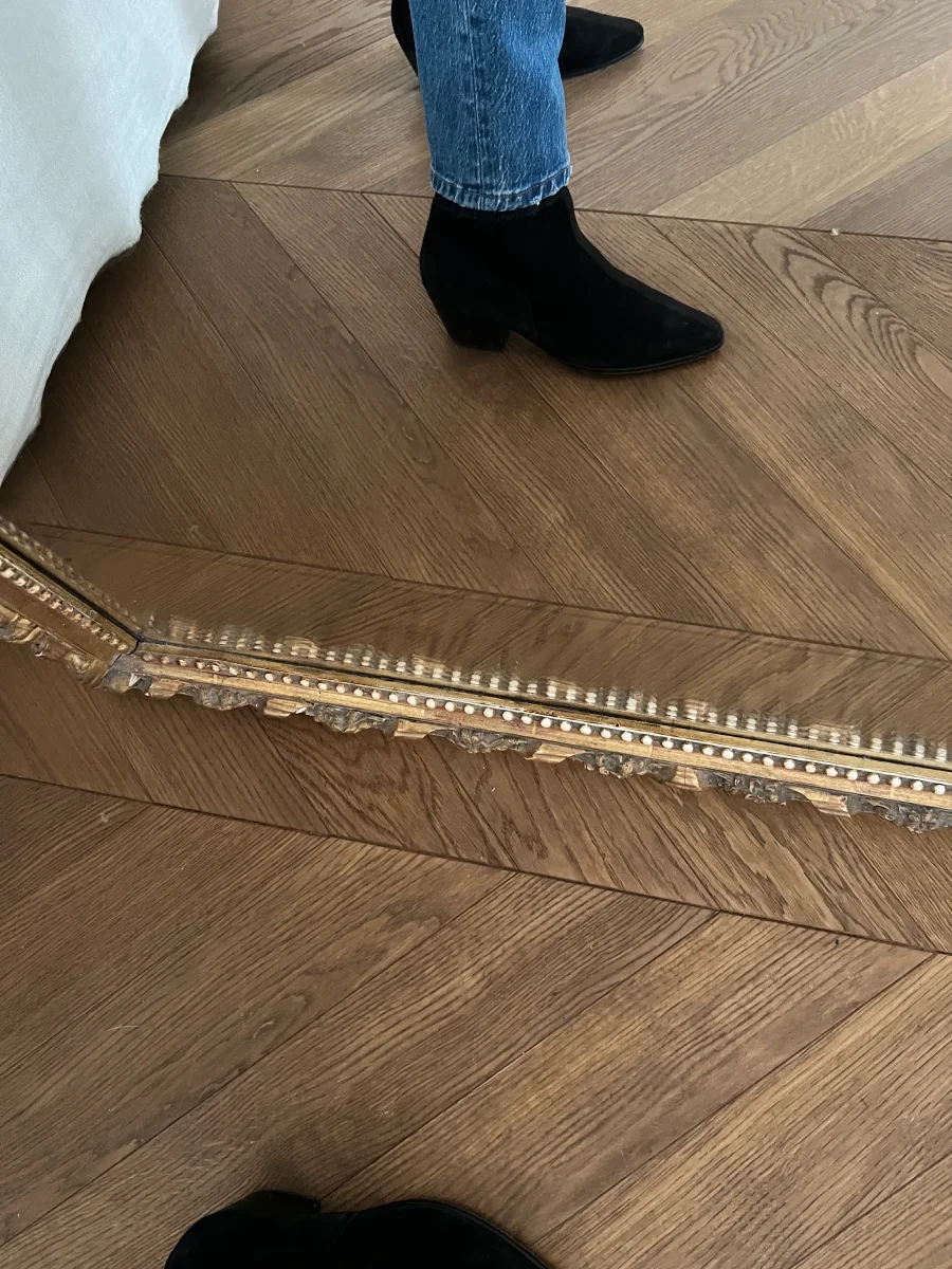 Bottines Sandro en daim noir – Image 8