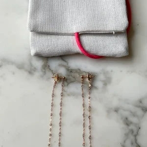 GigiClozeau - Boucles d'oreilles Dansantes Classique Gigi sparkle
, or rose