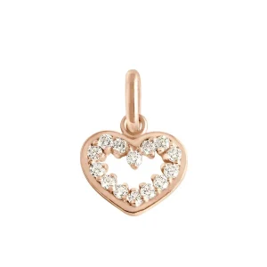 GigiClozeau - Pendentif Cœur suprême, diamants, or rose