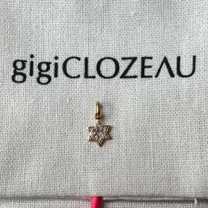 GigiClozeau - Pendentif  Etoile de David, diamants, or rose