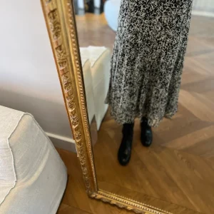 Jupe Ba&sh longue noire et blanche