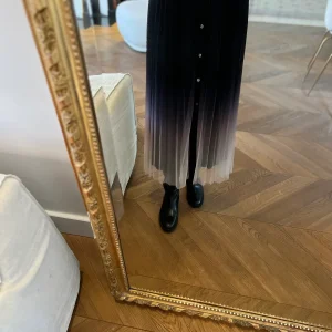 Jupe Berenice en tulle noir et beige